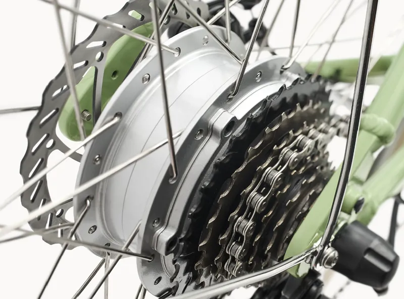 Electra Loft Go 7d Step Thru Electric Hybrid Bike 2025 in Matcha Green-5